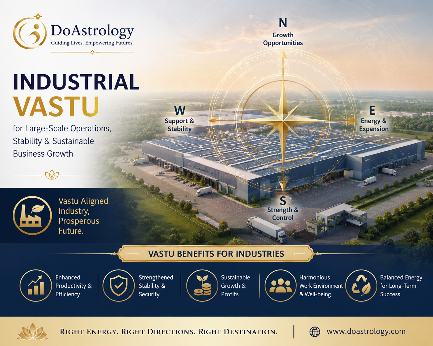 Vastu-aligned industrial growth strategy
